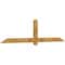 Ekena Millwork Eugene Rough Sawn Timber Gable Bracket, Western Red Cedar, 84"W x 21"H x 2"D x 4"F, 6/12 Pitch GBW084X21X0204EUG00RWR - alternate 2